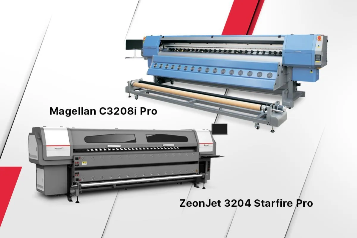 Обзор широкоформатных сольвентных принтеров Magellan C3208i Pro и ZeonJet 3204 Starfire Pro Обзор широкоформатных сольвентных принтеров Magellan C3208i Pro и ZeonJet 3204 Starfire Pro
