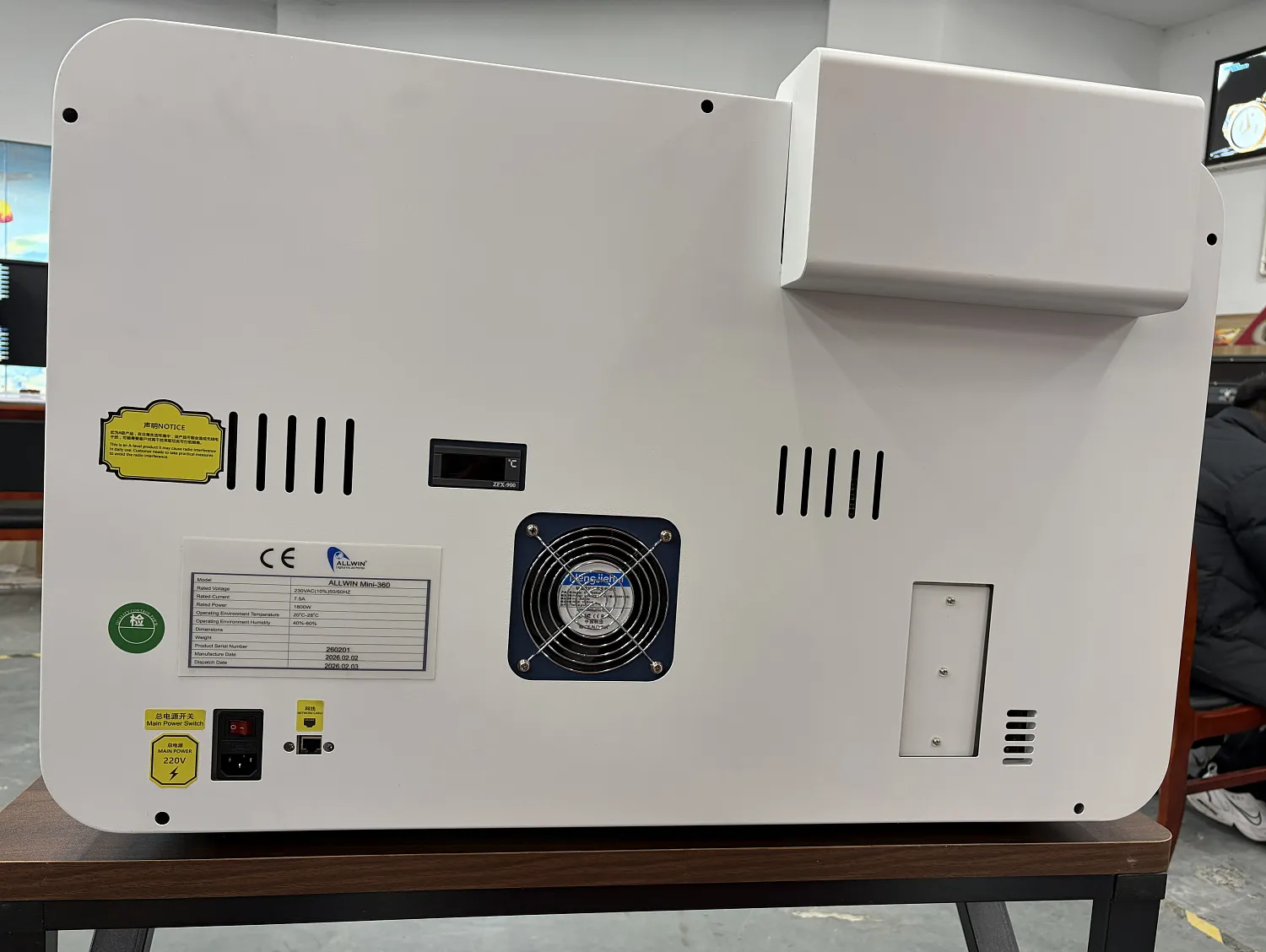 Сувенирный настольный цилиндрический УФ-принтер Allwin Mini 360
